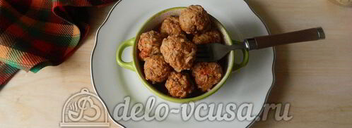 тефтели с рисом в мультиварке. Шаг 10