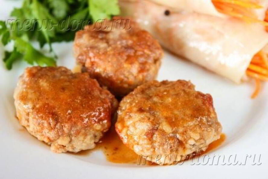 Рецепт тефтели с рисом в томатном соусе