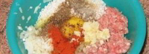 тефтели с сырым рисом. Шаг 2