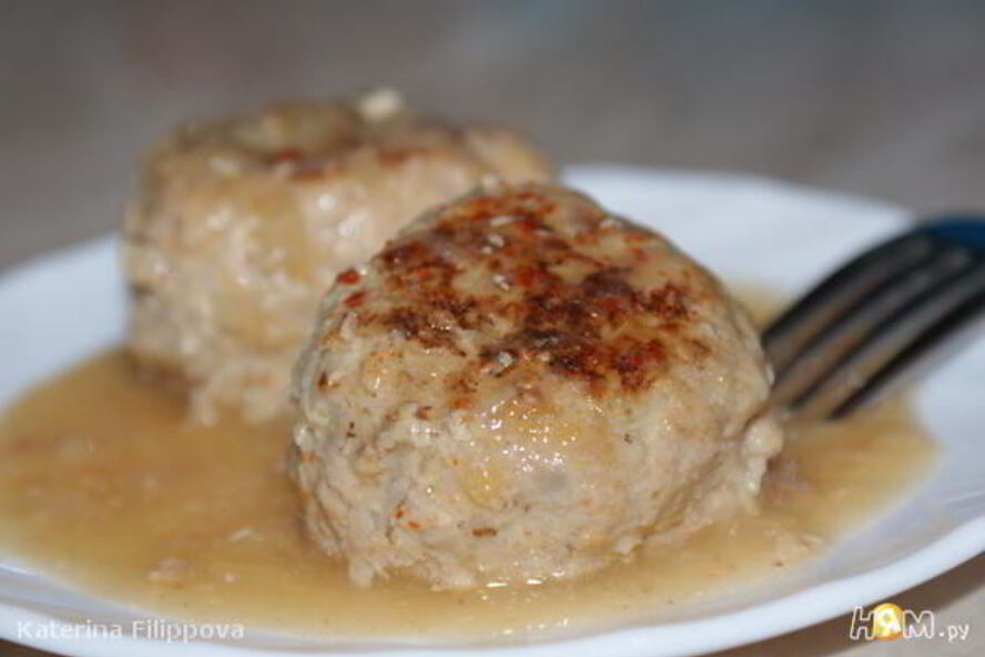 Рецепт тефтели с яблоком