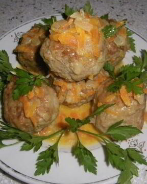 Тефтели со сметаной