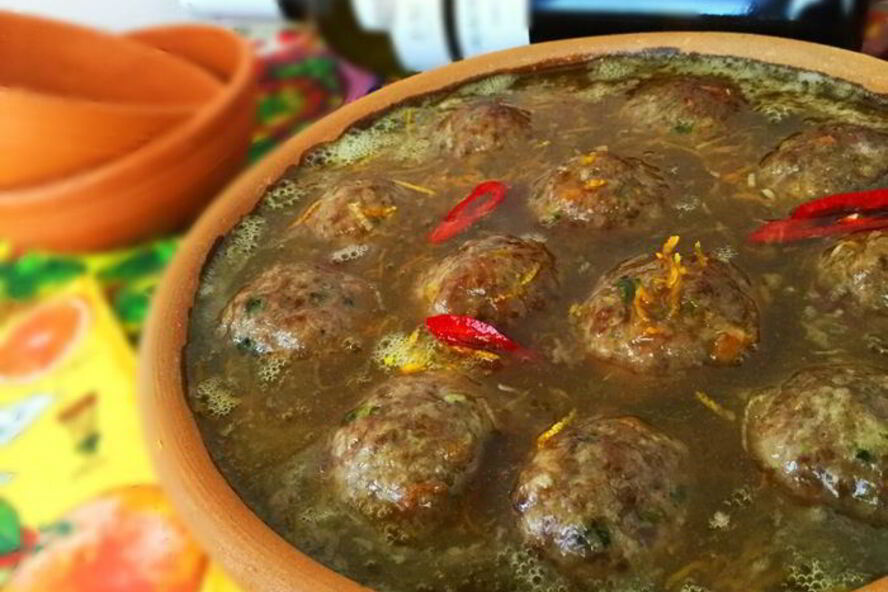 Рецепт тефтели в апельсиновом соусе