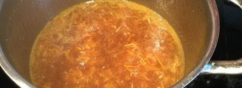 тефтели в апельсиновом соусе. Шаг 6