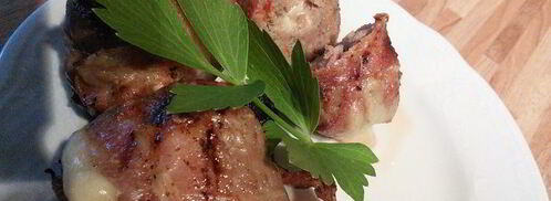 тефтели в беконе с начинкой из моцареллы. Шаг 6