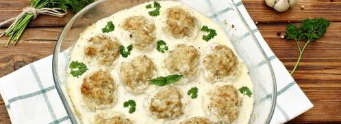 тефтели в духовке в сметанном соусе. Шаг 11