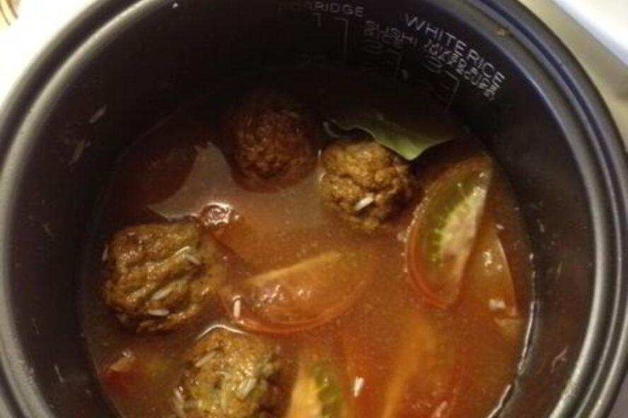Рецепт тефтели в овощном соусе в мультиварке