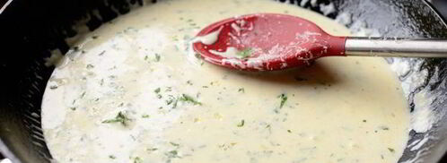 тыквенные ньокки с соусом альфредо. Шаг 9