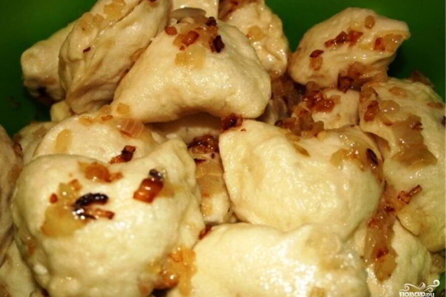 Рецепт дрожжевые вареники на пару