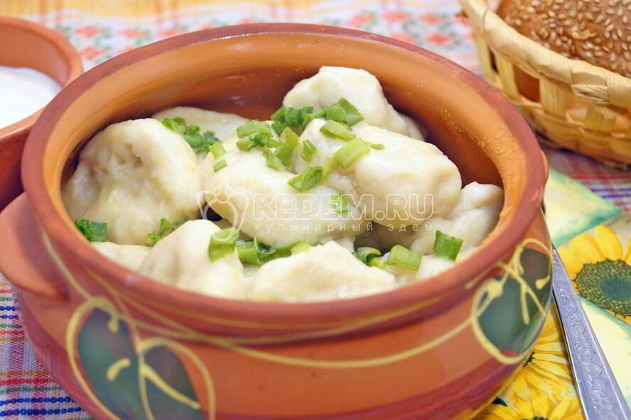 Рецепт ленивые вареники с картошкой