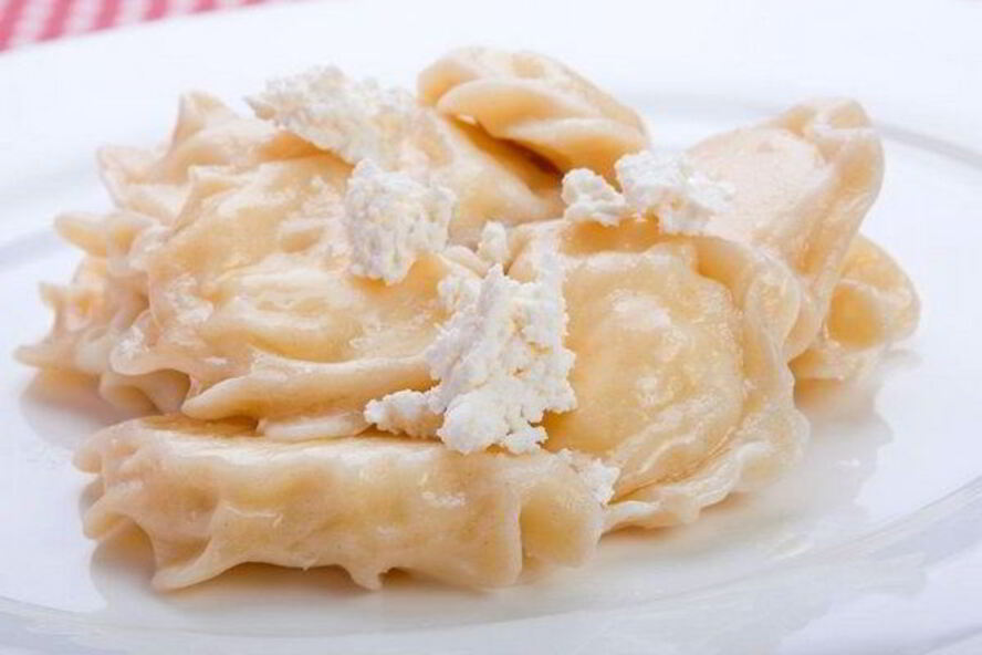 Рецепт простые вареники с творожной начинкой