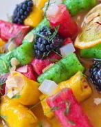 Разноцветные ленивые вареники