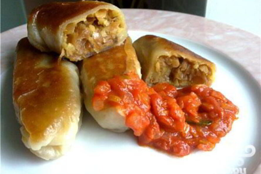 Рецепт вареники-крученики постные