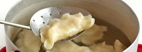 вареники на кислом молоке с картошкой и луком. Шаг 9