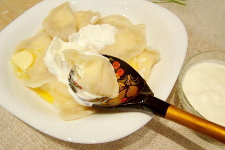 Рецепт вареники нежные с творогом