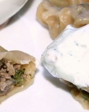 Вареники с брокколи