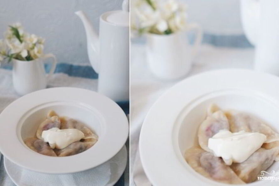 Рецепт вареники с брусникой