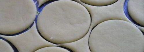 вареники с черникой и соусом под шафе. Шаг 7