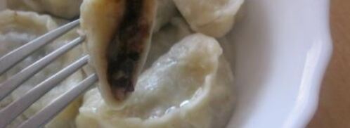 вареники с черносливом, грецкими орехами и медом. Шаг 10