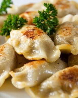 Вареники с грибами