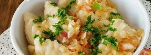 вареники с картошкой и капустой. Шаг 17