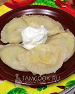 Вареники с картошкой на пару в мультиварке