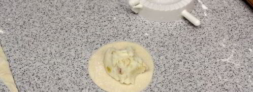 вареники с картошкой на пару в мультиварке. Шаг 6