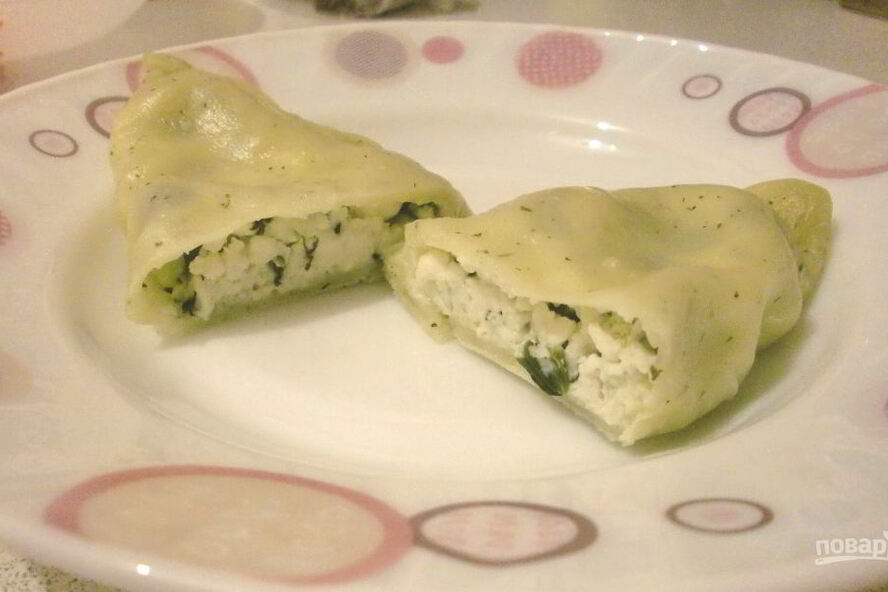 Рецепт вареники с кинзой