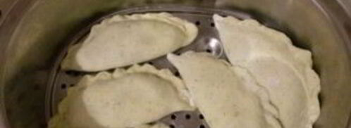 вареники с кинзой. Шаг 4