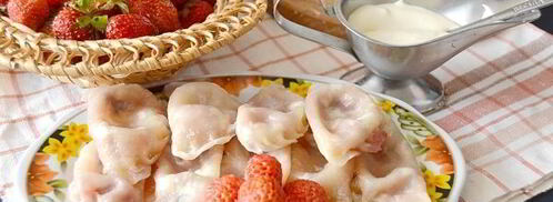 вареники с клубникой на пару. Шаг 10