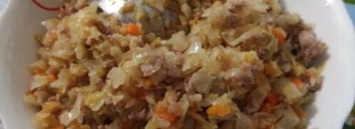 вареники с квашеной капустой и мясом. Шаг 4