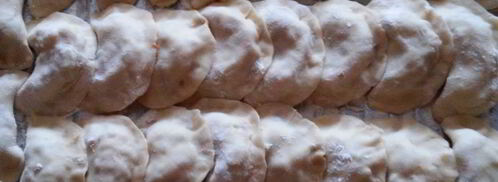 вареники с квашеной капустой и мясом. Шаг 8