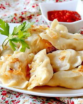 Вареники с мясом и капустой