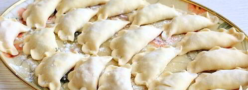 вареники с соленым творогом. Шаг 10