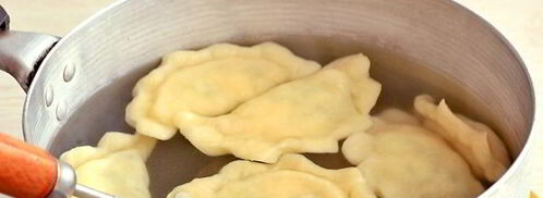 вареники с соленым творогом. Шаг 11