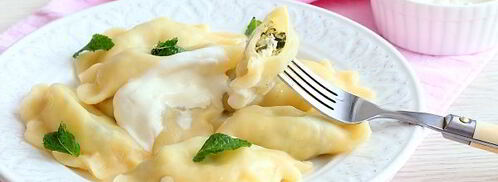 вареники с соленым творогом. Шаг 12