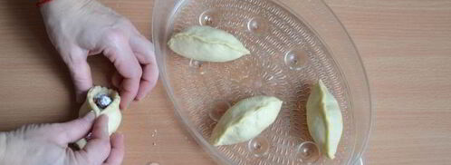 вареники с вишней на пару. Шаг 13