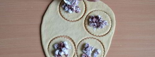 вареники с вишней на пару. Шаг 12