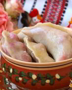 Вареники с вишнями из постного заварного теста