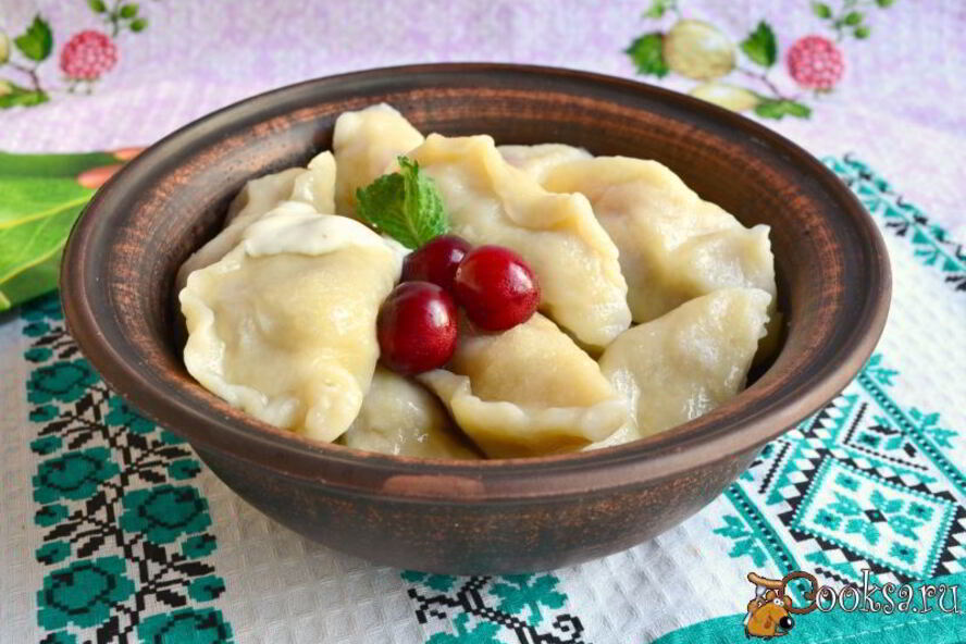 Рецепт вареники с вишнями