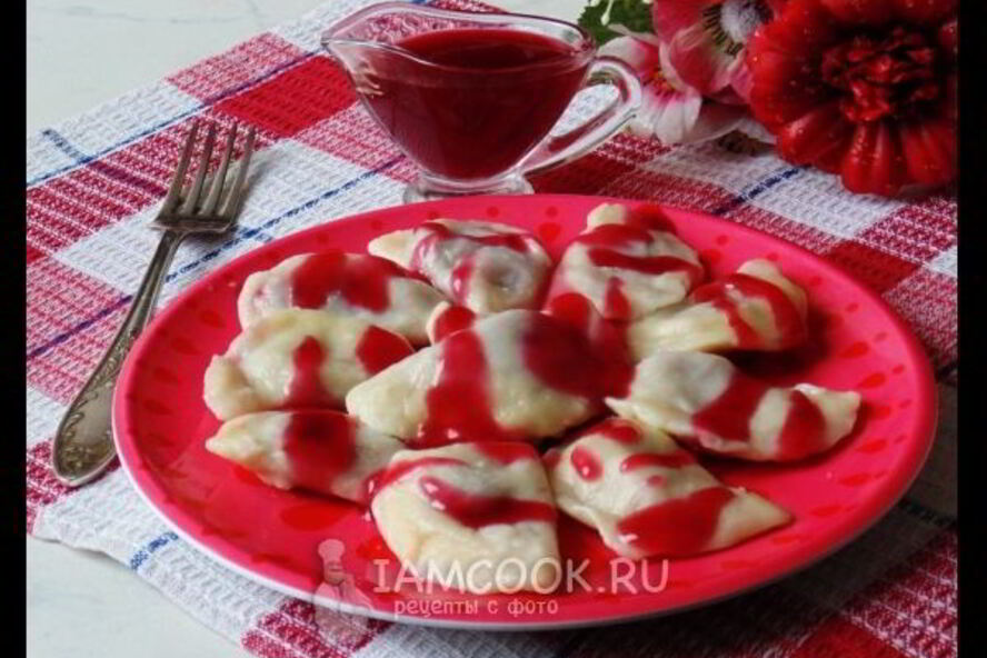 Рецепт вареники с замороженной вишней