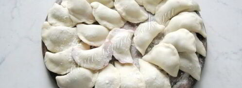 вареники с замороженной вишней. Шаг 10