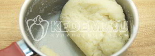 заварное тесто для вареников. Шаг 3