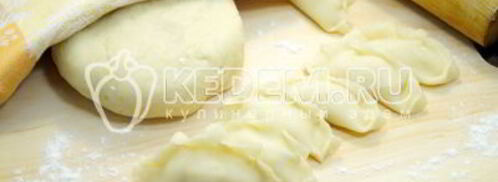 заварное тесто для вареников. Шаг 6