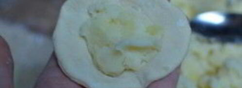 жареные вареники с картошкой. Шаг 8