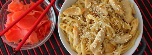 яичная лапша с терияки. Шаг 5