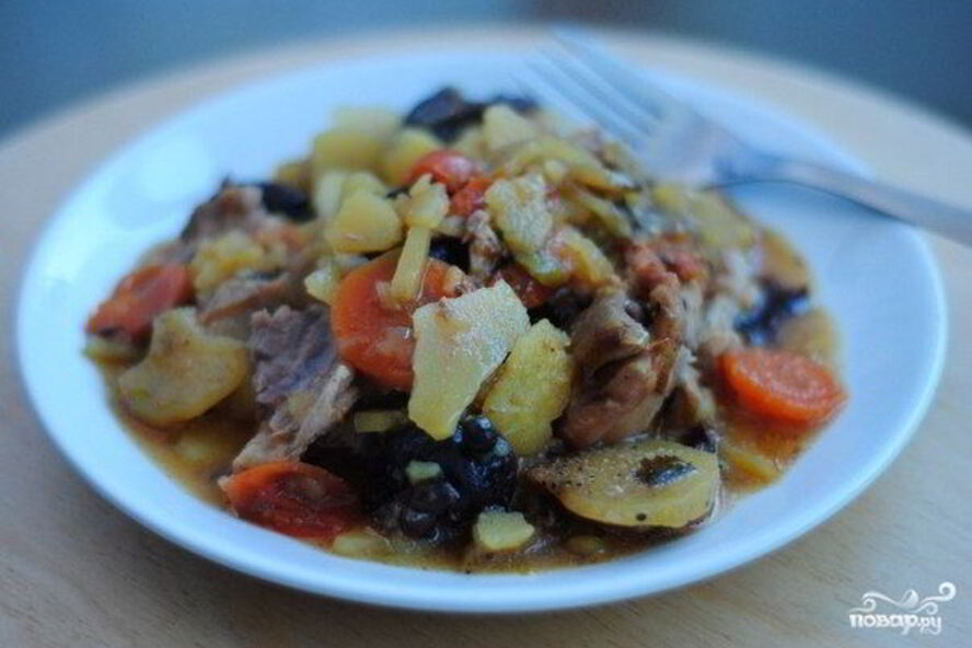 Рецепт куриное жаркое в горшочках