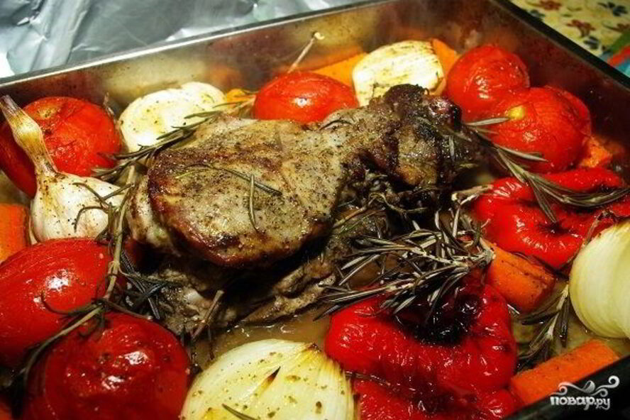Рецепт жаркого иза баранин в духовке