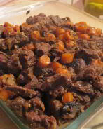 Жаркое из говядины с морковкой