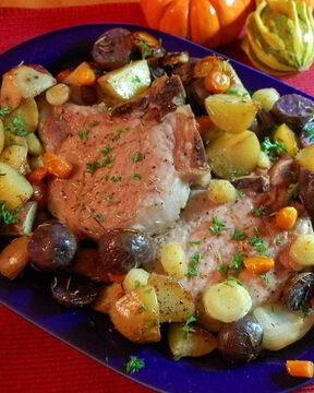 Жаркое из картофеля со свининой