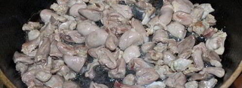 жаркое из куриных потрошков. Шаг 2